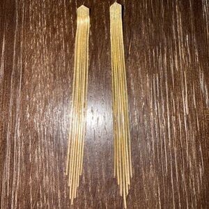 Gold Fringe Earrings